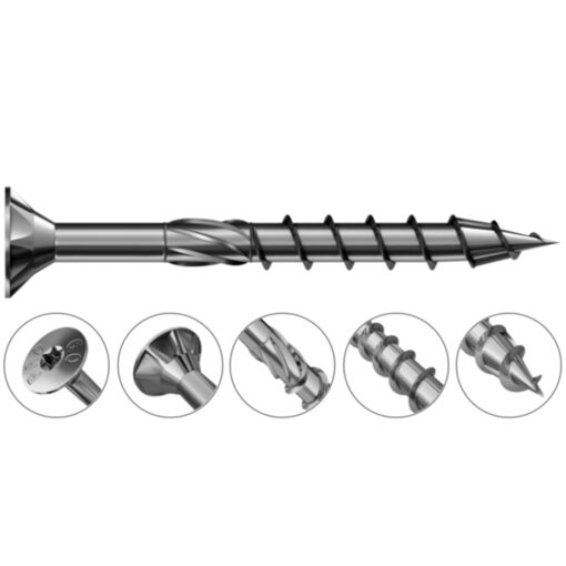 Procut wood con screw 4,5x45 mm bag x18