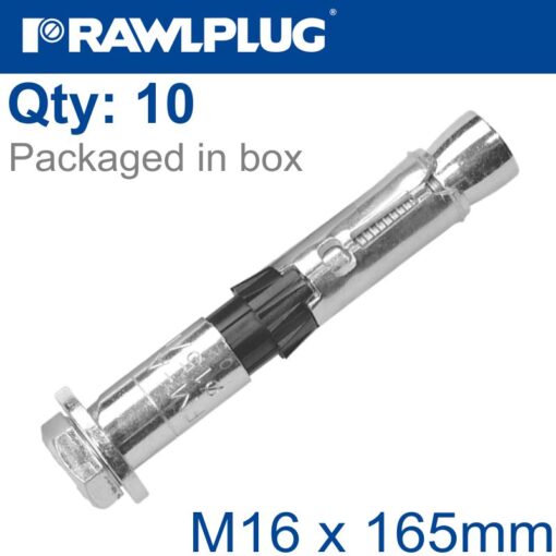 R-spl ii safety plus - loose bolt m16x165mm x10 per box