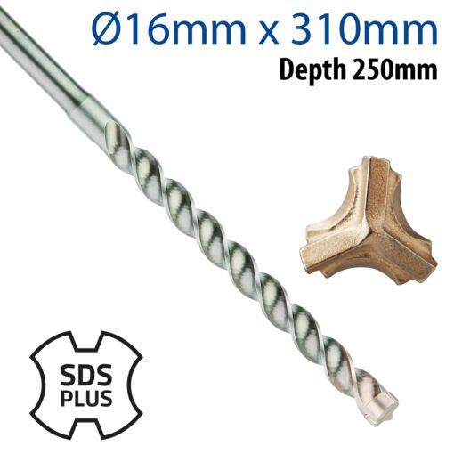 Sds plus rebardrill 16x250x310