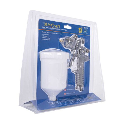 Spray gun hvlp 1.4mm nozzle plastic cup blister pack