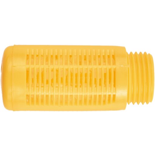 Plastic breather silencer 3/8' m orange