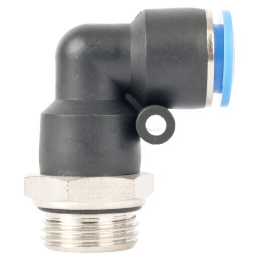 Elbow w/o-ring 12mm-1/2 m pu hose fitting
