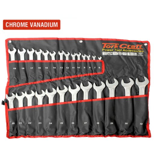 26pcs combination spanner set 6-32mm