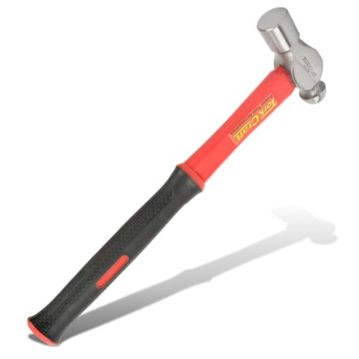 Hammer ball pein 450g (16oz) fibreglass handle 310mm & full pol head