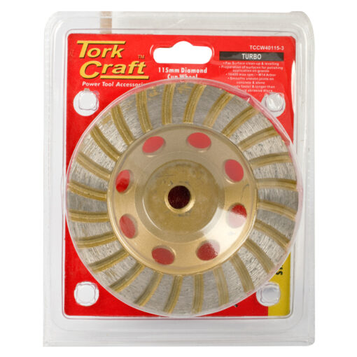 Dia. cup wheel 115mm x m14 turbo cold pressed