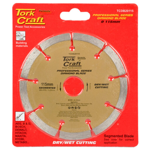 Diamond blade 115mm segmented profesional