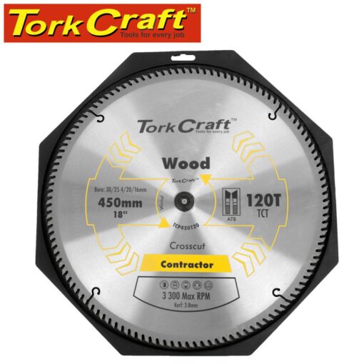 Blade contractor 450 x 120t 30/1 circular saw tct