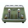 Delonghi - Icona Vintage Toaster 4 Slice - Green - Image 5
