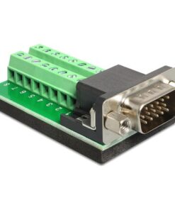 Delock Adap Vga Male -Term Block 15 Pin (65424)