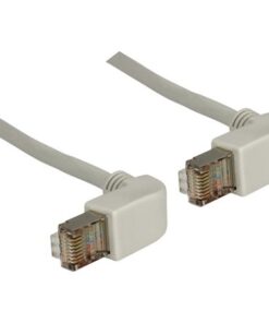 Delock 2m RJ45 CAT6 SSTP Cable Angled - Grey (83512)