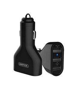 Unitek 3-Port USB QC2.0 Car Charger