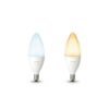 Philips Hue E14 White Ambiance LED Twin Pack - 6W