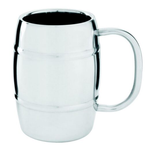 Leisure-Quip - 400Ml Ultimate Double Walled Beer Mug - Stainless Steel