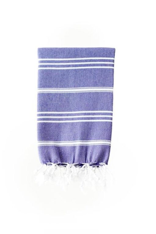 Turkish Hand Towel-100% Cotton - Elim Dark Purple (60x90cm)