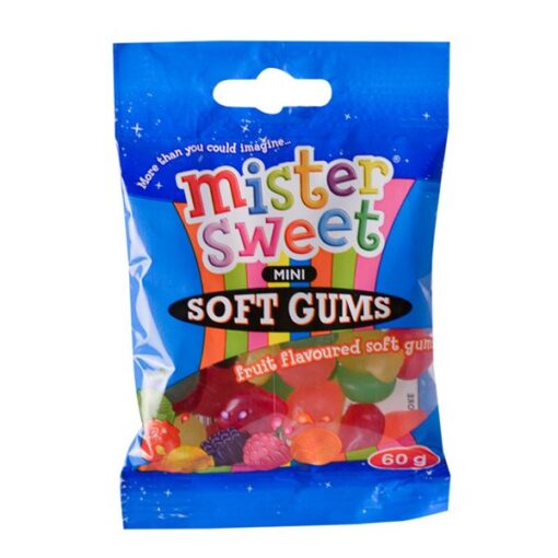 Mister Sweets - Mini Soft Gums - Party Supplies - 60g - 24 Pack
