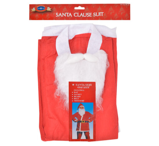 Christmas Dress Up - Adult Santa Suit (5 Piece)