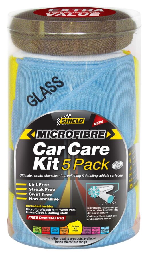 Shield MicroFibre Car Care Kit