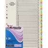 Butterfly A4 File Dividers Pastel Board - 31 Tab 1-31 - Image 2