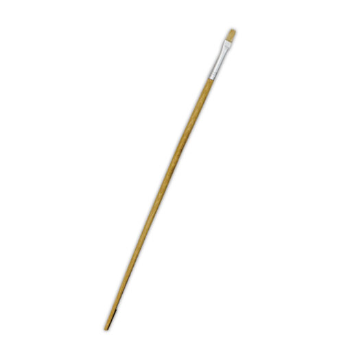 Treeline Long Handle Brushes Flat Synthetic Size 2 Paint Brush