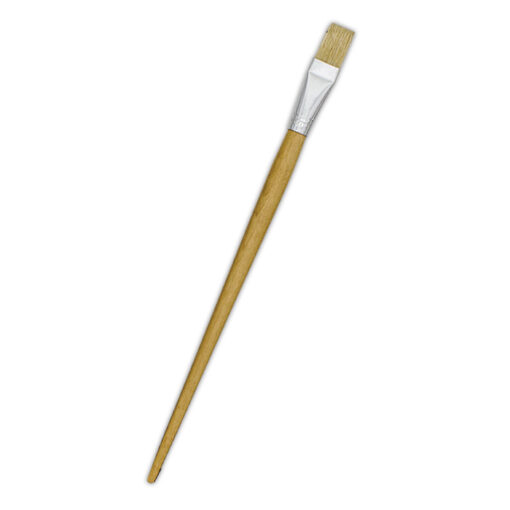 Treeline Long Handle Brushes Flat Synthetic Size 7 Paint Brush