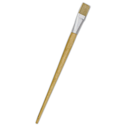 Treeline Long Handle Brushes Flat Synthetic Size 9 Paint Brush