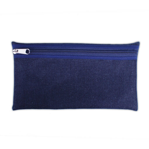 Treeline Denim Pencil Bag - 22cm