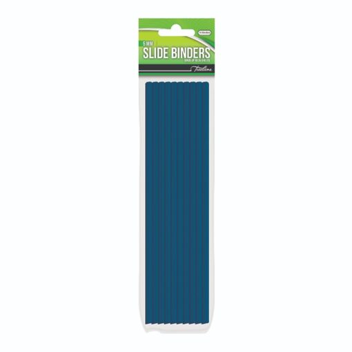 5mm Slide Binders Blue - 10's