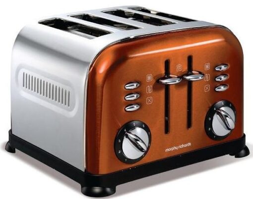 Morphy Richards - 4 Slice Toaster - Copper