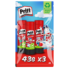 Pritt Glue Stick 43g x 3 Pack