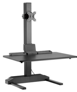 Bracket Sit-Stand Electric Desktop, Single Monitor