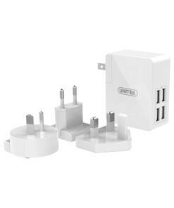 Unitek 24W 4-Port  USB  Travel Wall Charger (Y-PW10001)