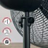 Bennett Read Steel Pedestal Fan - Black - Image 4