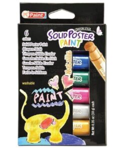 KB Solid Poster Paint Metallic 6 Colours