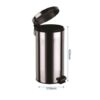 SDS Stainless Steel 20L Round Pedal Wastebin - Image 2