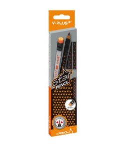 Y-Plus Star Pencil Tri-Grip HB with Eraser Tip 12`S