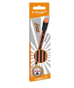 Y-Plus Ray Pencil Tri-Grip Jumbo HB with Eraser Tip 12`S