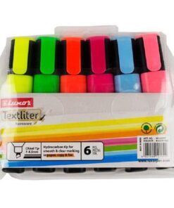 Luxor Textliter Fluorescent 6Pcs. Assorted Wallet (4010/6WT)