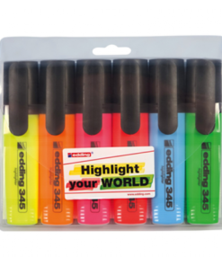 Edding 345 Highlighter Wallter 6Pcs.