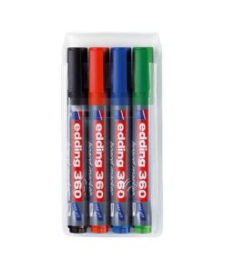 Edding 360 Whiteboard Marker Wallet 4Pcs.