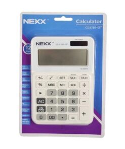 Nexx CD2720 White 12 Digit Desktop Calculator.