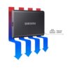 Samsung T7 1TB USB 3.2 Gen 2 Portable SSD - Blue - Image 13