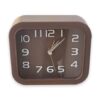 No Place Like Home - Clock - Alarm - Plastic - Square - 10cm x 12cm - Grey - Image 2
