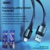 Remax 1m Flat USB To Micro Cable Black (Rc-154m) - Image 2