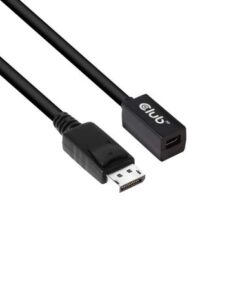 Mini DisplayPort 1.4 to DisplayPort Extension Cable 8K60Hz Bidirectional 1M