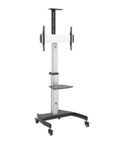 37 - 70” Aluminium Mobile AV Trolley