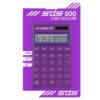SDS 500 12 Digit Desktop Calculator - Dual Powered - Purple - Image 2