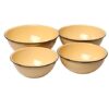 New World- Enamel Cash Bowl Mixing bowl 16cm set of 6 - White - Image 5