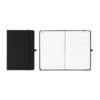 SDS A5 192 Page Lined Journal Hard Cover with Elastic Closure - Black - Image 2