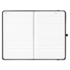 SDS A5 192 Page Lined Journal Hard Cover with Elastic Closure - Black - Image 3