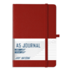 SDS A5 192 Page Lined Journal Hard Cover with Elastic Closure - Red